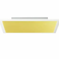 Luminaires Brilliant Éclairage Led|Plafonnier Brilliant Abie LED Blanc, 1 lumière, Télécommandes, Changeur de couleurs