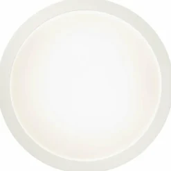 Luminaires Brilliant Éclairage Led|Plafonnier Brilliant Abie LED Blanc, 1 lumière, Télécommandes, Changeur de couleurs