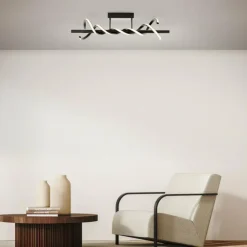 Luminaires Brilliant Éclairage Led|Plafonnier Brilliant Amalie LED Noir, 1 lumière