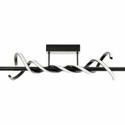 Luminaires Brilliant Éclairage Led|Plafonnier Brilliant Amalie LED Noir, 1 lumière