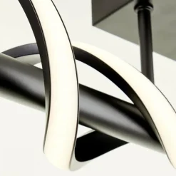 Luminaires Brilliant Éclairage Led|Plafonnier Brilliant Amalie LED Noir, 1 lumière
