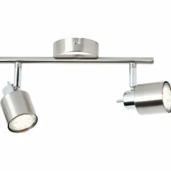 Luminaires Brilliant Spots Et Projecteurs|Plafonnier Brilliant ANDRES Chrome, Nickel mat, 2 lumières