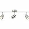 Luminaires Brilliant Spots Et Projecteurs|Plafonnier Brilliant ANDRES Chrome, Nickel mat, 3 lumières