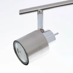 Luminaires Brilliant Spots Et Projecteurs|Plafonnier Brilliant ANDRES Chrome, Nickel mat, 3 lumières