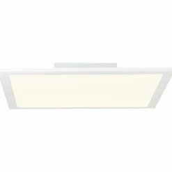 Plafonnier Brilliant Atira LED Blanc, 1 lumière, Télécommandes, Changeur de couleurs