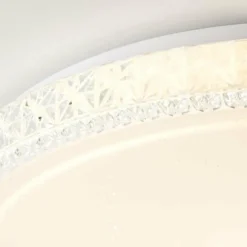 Luminaires Brilliant Plafonniers|Plafonnier Brilliant Badria Blanc, 1 lumière