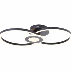 Luminaires Brilliant Éclairage Led|Plafonnier Brilliant Bray LED Noir, Blanc, 1 lumière
