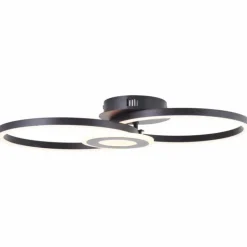Luminaires Brilliant Éclairage Led|Plafonnier Brilliant Bray LED Noir, Blanc, 1 lumière