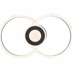 Luminaires Brilliant Éclairage Led|Plafonnier Brilliant Bray LED Noir, Blanc, 1 lumière