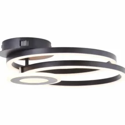 Luminaires Brilliant Éclairage Led|Plafonnier Brilliant Bray LED Noir, Blanc, 1 lumière