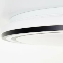 Plafonnier Brilliant Cloe LED Blanc, 1 lumière, Télécommandes