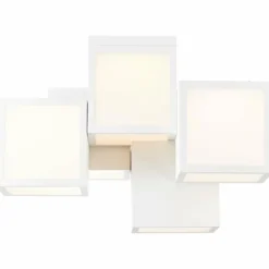 Luminaires Brilliant Éclairage Led|Plafonnier Brilliant Cubix LED Blanc, 1 lumière