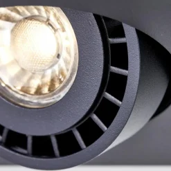 Luminaires Brilliant Éclairage Led|Plafonnier Brilliant Doro LED Noir, 3 lumières