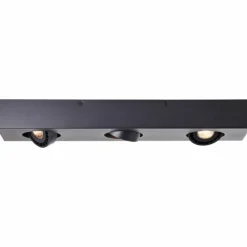 Luminaires Brilliant Éclairage Led|Plafonnier Brilliant Doro LED Noir, 3 lumières