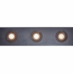Luminaires Brilliant Éclairage Led|Plafonnier Brilliant Doro LED Noir, 3 lumières
