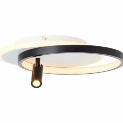 Luminaires Brilliant Éclairage Led|Plafonnier Brilliant Eunomia LED Noir, Blanc, 1 lumière