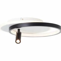 Luminaires Brilliant Éclairage Led|Plafonnier Brilliant Eunomia LED Noir, Blanc, 1 lumière
