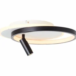 Luminaires Brilliant Éclairage Led|Plafonnier Brilliant Eunomia LED Noir, Blanc, 1 lumière