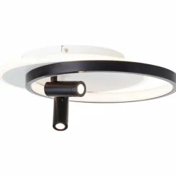 Luminaires Brilliant Éclairage Led|Plafonnier Brilliant Eunomia LED Noir, Blanc, 1 lumière