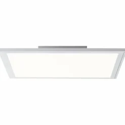 Luminaires Brilliant Éclairage Led|Plafonnier Brilliant Flat LED Argenté, 1 lumière, Télécommandes