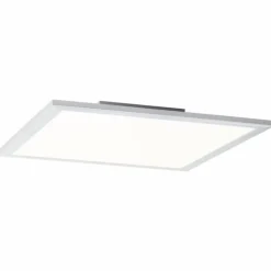 Luminaires Brilliant Éclairage Led|Plafonnier Brilliant Flat LED Argenté, 1 lumière, Télécommandes