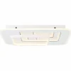 Luminaires Brilliant Éclairage Led|Plafonnier Brilliant Furtado LED Noir, Blanc, 1 lumière, Télécommandes