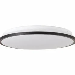 Luminaires Brilliant Éclairage Led|Plafonnier Brilliant Heida LED Noir, Blanc, 1 lumière, Télécommandes, Changeur de couleurs