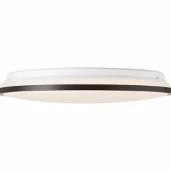 Luminaires Brilliant Éclairage Led|Plafonnier Brilliant Heida LED Noir, Blanc, 1 lumière, Télécommandes, Changeur de couleurs