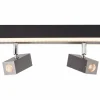 Luminaires Brilliant Spots Et Projecteurs|Plafonnier Brilliant Howle LED Aluminium, Noir, 2 lumières