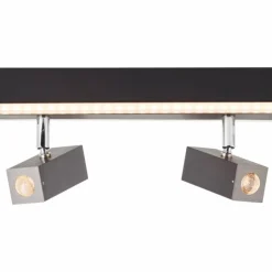 Luminaires Brilliant Spots Et Projecteurs|Plafonnier Brilliant Howle LED Aluminium, Noir, 2 lumières