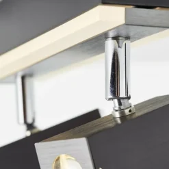 Luminaires Brilliant Spots Et Projecteurs|Plafonnier Brilliant Howle LED Aluminium, Noir, 2 lumières