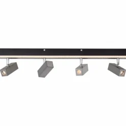 Luminaires Brilliant Spots Et Projecteurs|Plafonnier Brilliant Howle LED Aluminium, Noir, 4 lumières