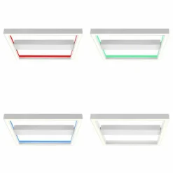 Luminaires Brilliant Éclairage Led|Plafonnier Brilliant Icarus LED Blanc, 1 lumière, Télécommandes, Changeur de couleurs