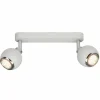 Luminaires Brilliant Éclairage Led|Plafonnier Brilliant Ina LED Blanc, 2 lumières