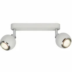 Luminaires Brilliant Éclairage Led|Plafonnier Brilliant Ina LED Blanc, 2 lumières