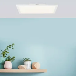 Luminaires Brilliant Éclairage Led|Plafonnier Brilliant Jacinda LED Blanc, 1 lumière, Télécommandes