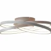 Luminaires Brilliant Éclairage Led|Plafonnier Brilliant Labyrinth LED Gris, 1 lumière