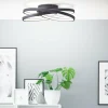 Luminaires Brilliant Éclairage Led|Plafonnier Brilliant Labyrinth LED Noir, 1 lumière