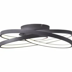 Luminaires Brilliant Éclairage Led|Plafonnier Brilliant Labyrinth LED Noir, 1 lumière
