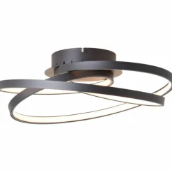 Luminaires Brilliant Éclairage Led|Plafonnier Brilliant Labyrinth LED Noir, 1 lumière