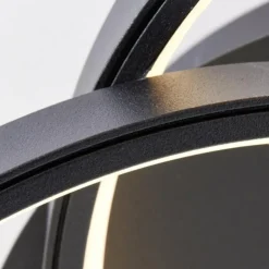 Luminaires Brilliant Éclairage Led|Plafonnier Brilliant Labyrinth LED Noir, 1 lumière