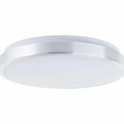 Luminaires Brilliant Éclairage Led|Plafonnier Brilliant Livius LED Argenté, 1 lumière