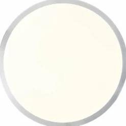 Luminaires Brilliant Éclairage Led|Plafonnier Brilliant Livius LED Argenté, 1 lumière