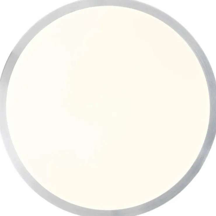 Luminaires Brilliant Éclairage Led|Plafonnier Brilliant Livius LED Argenté, 1 lumière