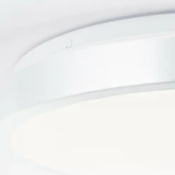 Luminaires Brilliant Éclairage Led|Plafonnier Brilliant Livius LED Argenté, 1 lumière