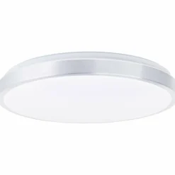 Luminaires Brilliant Éclairage Led|Plafonnier Brilliant Livius LED Argenté, 1 lumière, Télécommandes