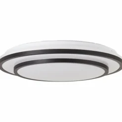 Luminaires Brilliant Éclairage Led|Plafonnier Brilliant Luciano LED Noir, Blanc, 1 lumière, Télécommandes