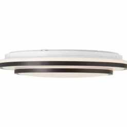 Luminaires Brilliant Éclairage Led|Plafonnier Brilliant Luciano LED Noir, Blanc, 1 lumière, Télécommandes