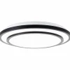 Luminaires Brilliant Éclairage Led|Plafonnier Brilliant Luciano LED Blanc, 1 lumière, Télécommandes