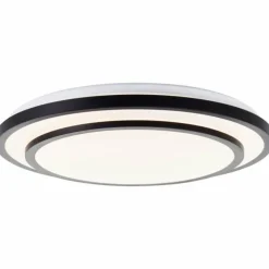 Luminaires Brilliant Éclairage Led|Plafonnier Brilliant Luciano LED Blanc, 1 lumière, Télécommandes